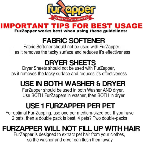 FurZapper™ Pet Hair Remover - Double Pack