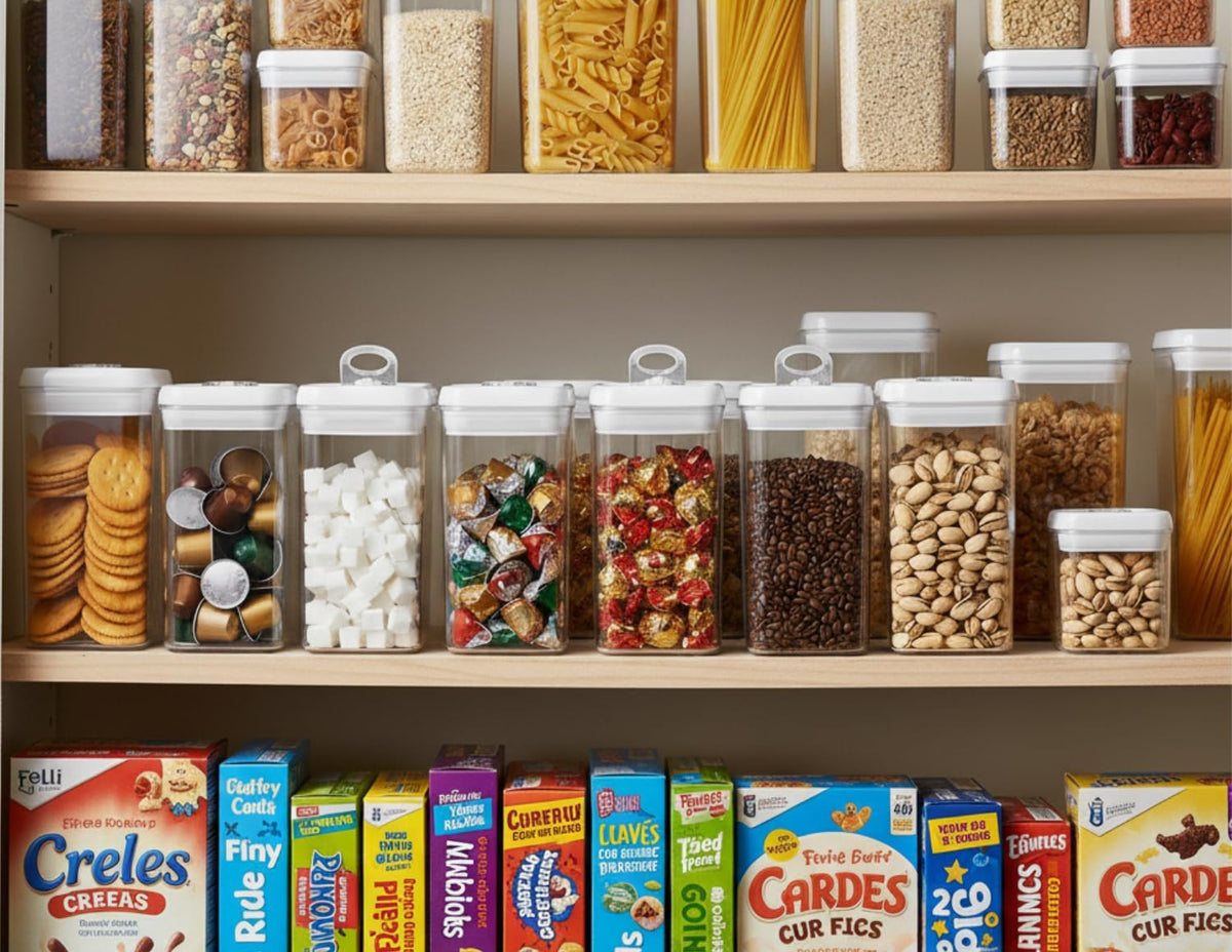 Felli Flip Tite Food Storage Container with Lid Airtight 3 Pack (1.2L)