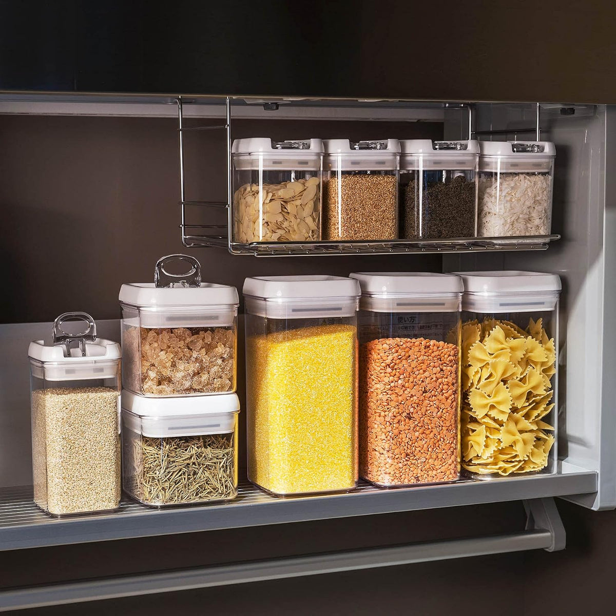 Felli Flip Tite Food Storage Container with Lid Airtight 3 Pack (1.2L)