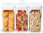 Felli Flip Tite Food Storage Container with Lid Airtight 3 Pack (1.2L)