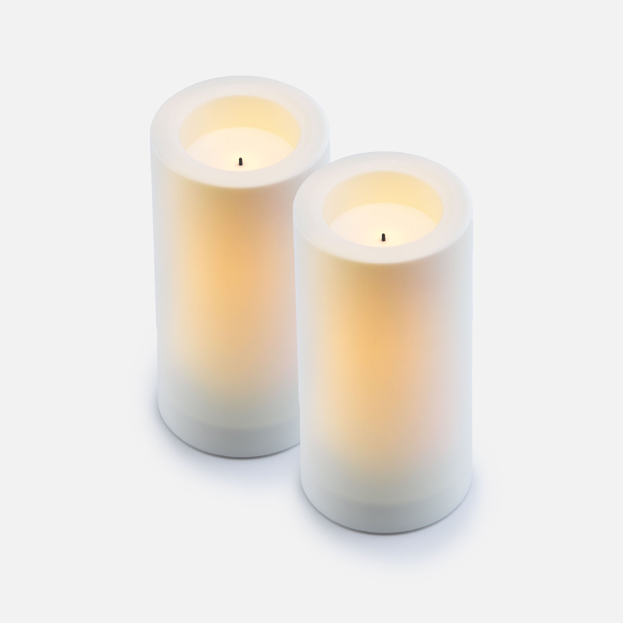 Outdoor Flameless Battery Candles 8 Inch (Large)