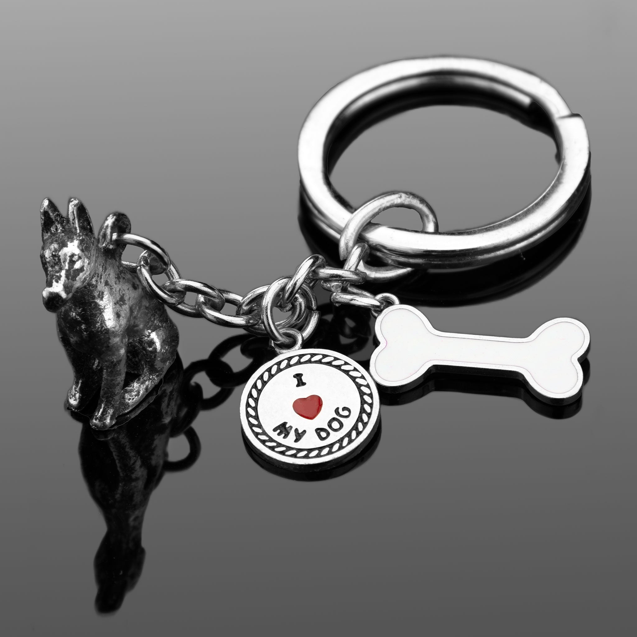 Small Breeds - High Detailed Dog Metal Animal Keyring