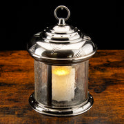 Chrome Ornate Battery Operated Lantern